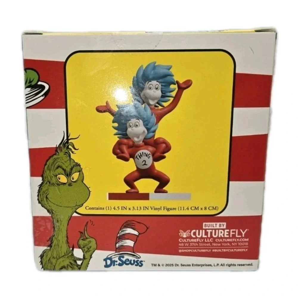 Dr. Seuss Thing 1 & Thing 2 Vinyl Figure Collectible Toy 4.5
